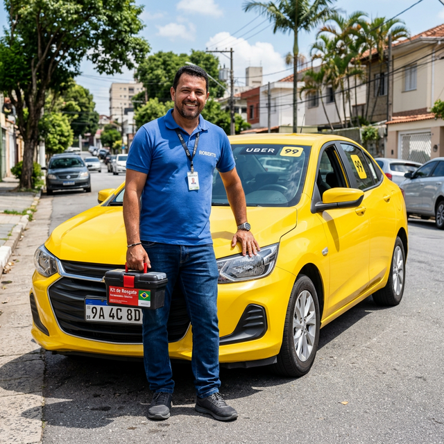 Motorista de App Parceiro Movvi Resgate